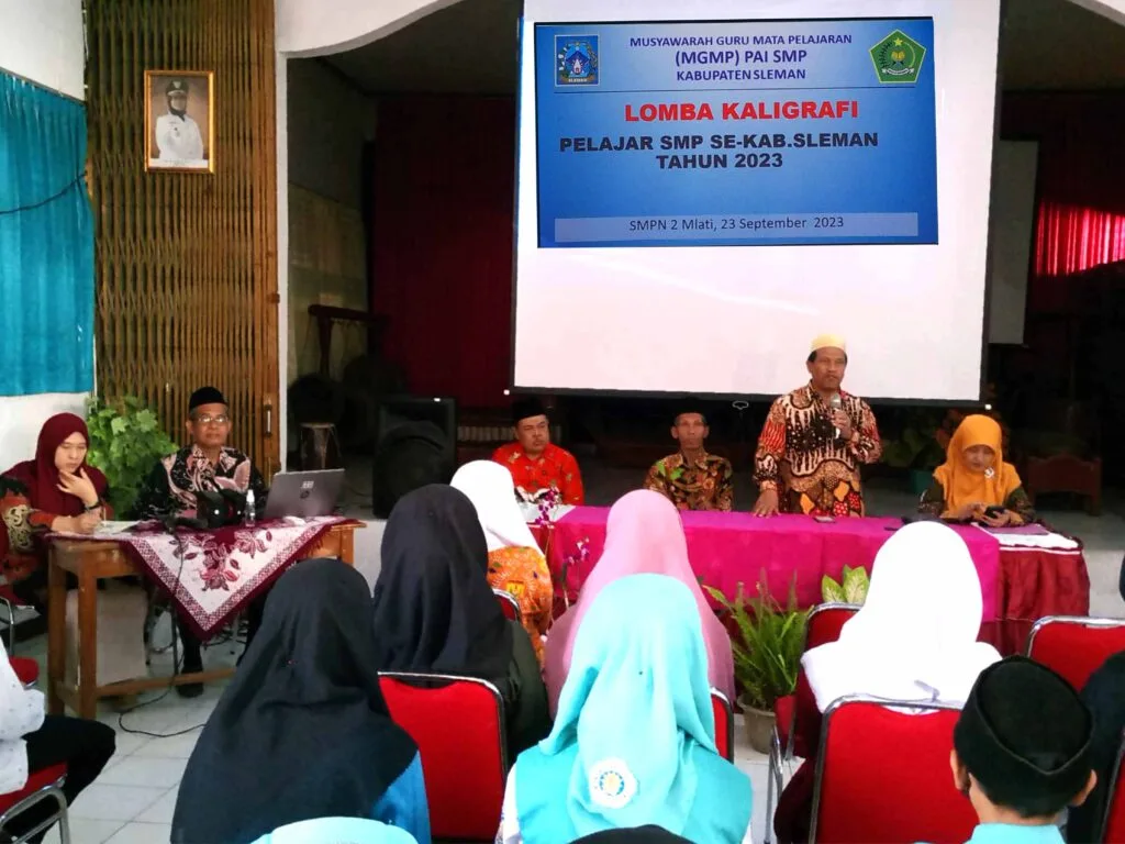 MGMP PAI Kab. Sleman Selenggarakan Lomba Kaligrafi