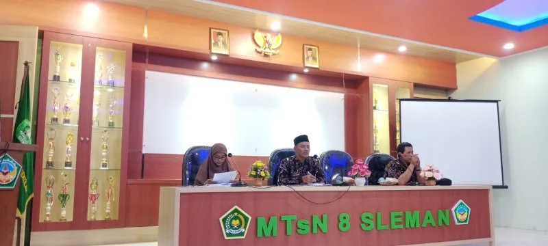 MTsN 8 Sleman Adakan Koordinasi Persiapan Lomba Tingkat 1 Gudep 09.047-09.048