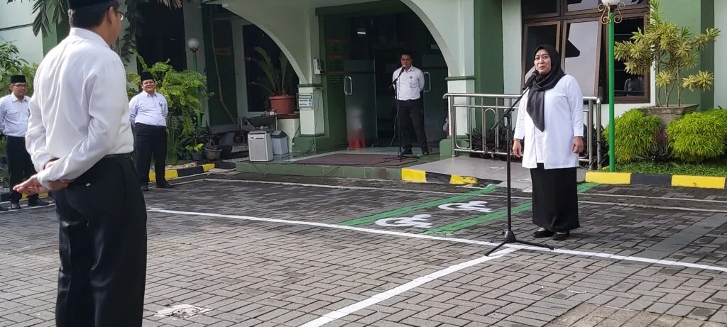 Apel Senin, Kasi PHU: Gaungkan Semangat WBK dan Sampaikan Info Haji