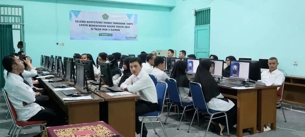 335 Peserta Ikuti SKTT CPPPK Kemenag Sleman