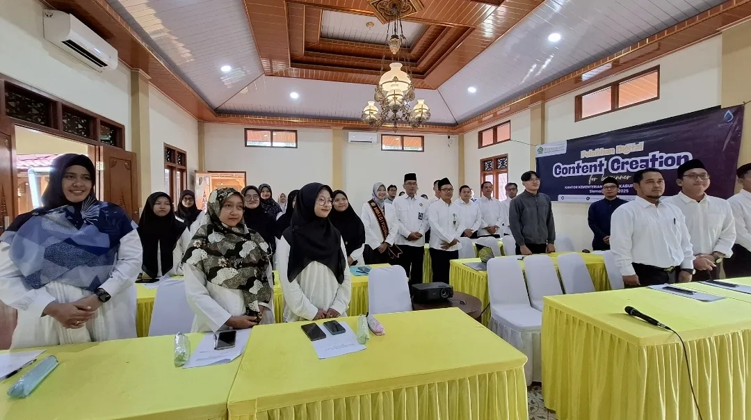 Tingkatkan Kompetensi Digital, Kemenag Sleman Gelar Pelatihan Content Creation