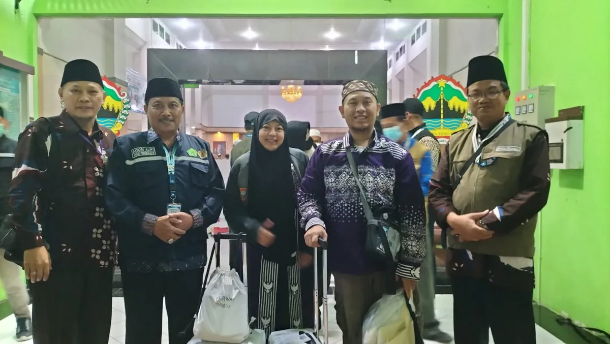 Jemaah Sleman Kloter Sapu Jagat 95 SOC Tiba di Tanah Air