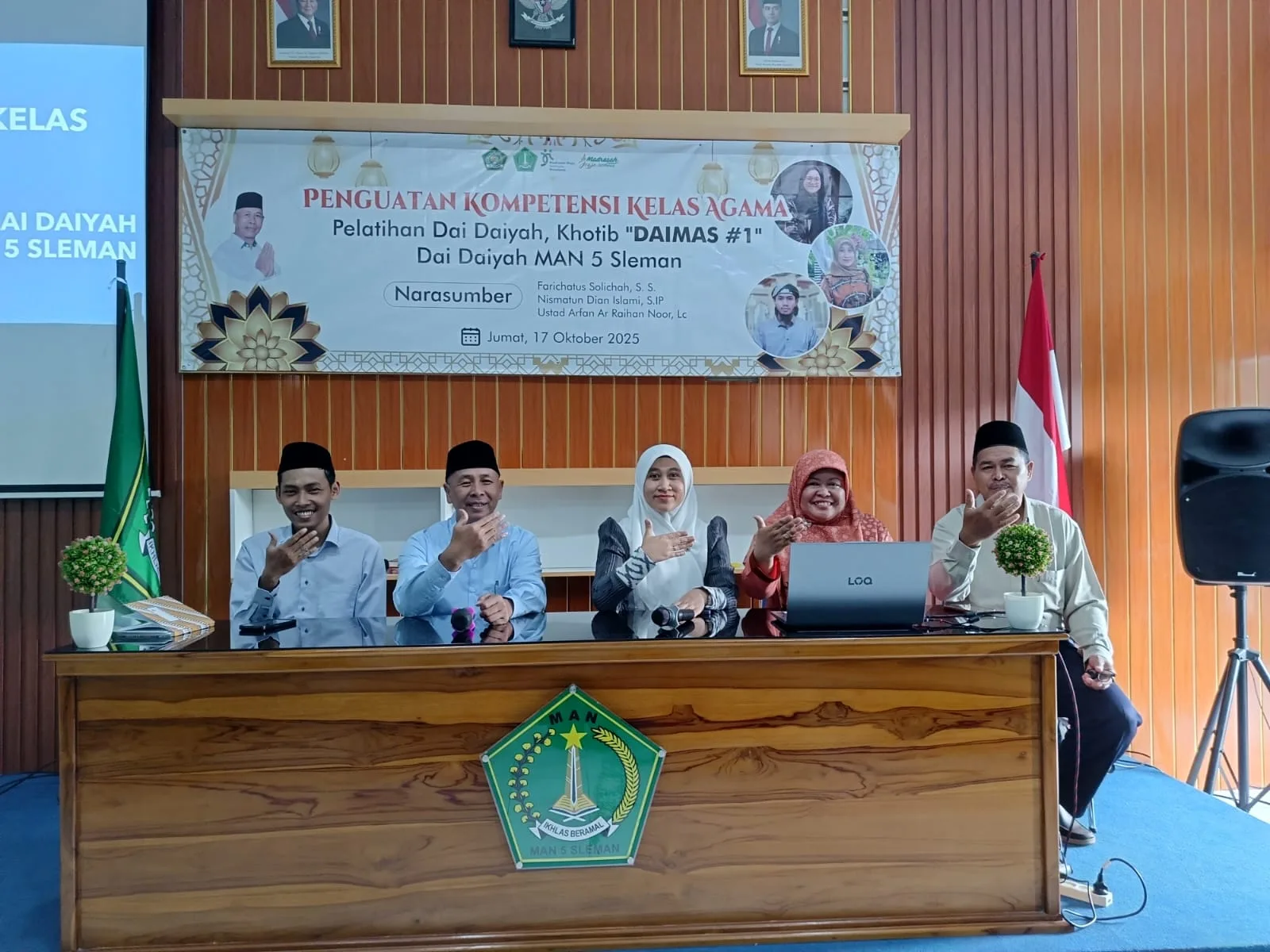 MAN 5 Sleman Gelar “Daimas #1” untuk Cetak Dai-Daiyah Muda Berkompeten dan Berdaya Saing Global