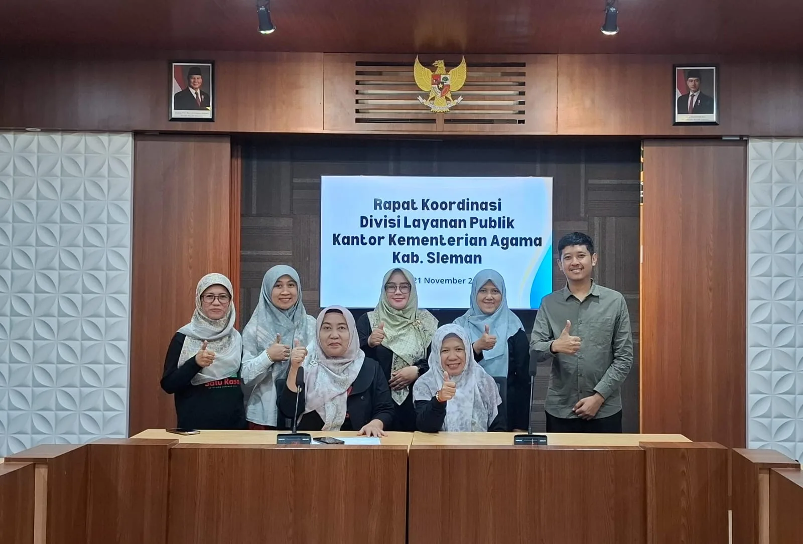 Rakor Divisi Layanan Publik, Upaya Dukung ZI Kemenag Sleman
