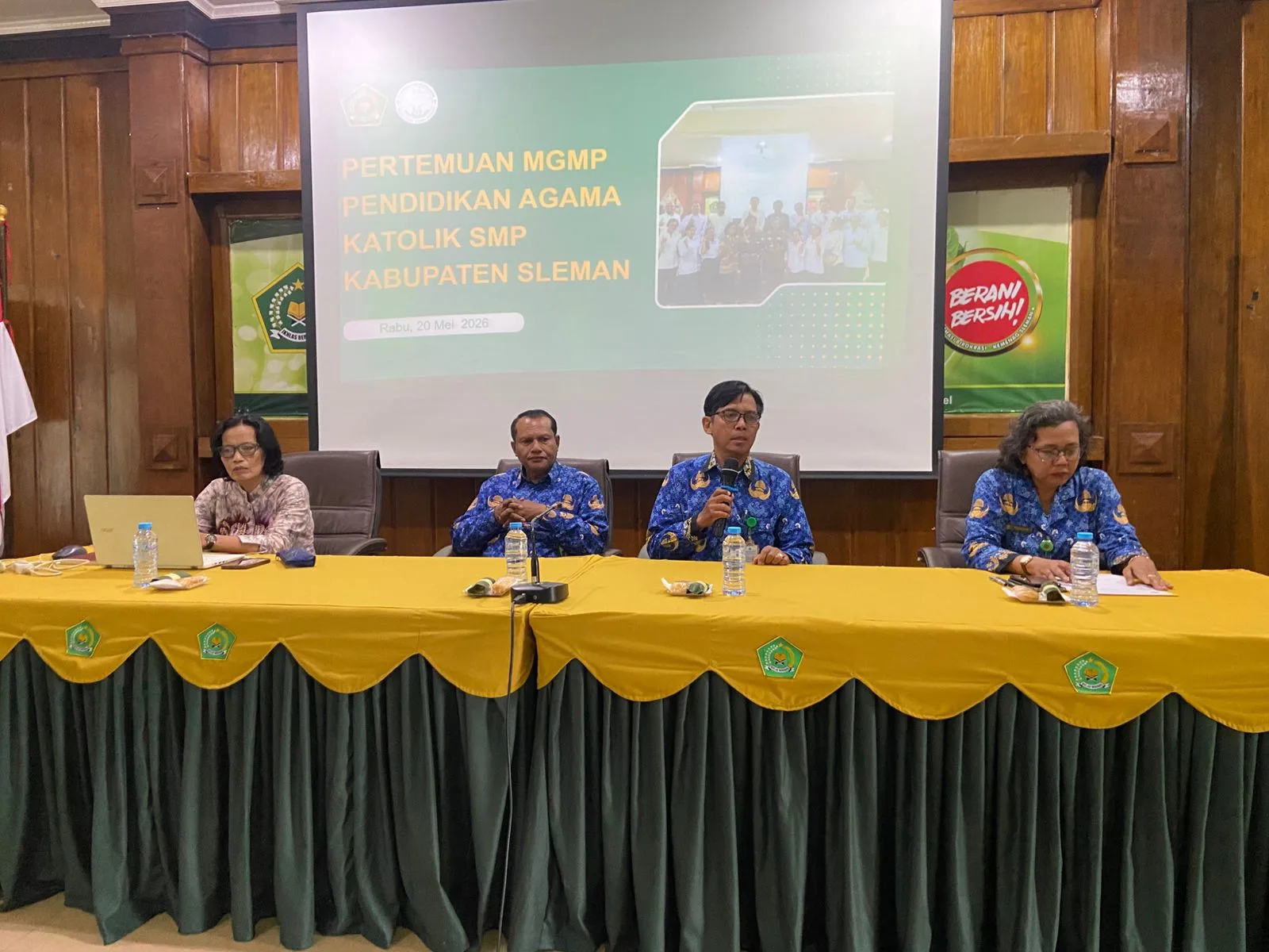 Perkuat Sinergi dan Keteladanan, MGMP Pendidikan Agama Katolik SMP Sleman Siap Hadapi Asesmen Akhir Semester