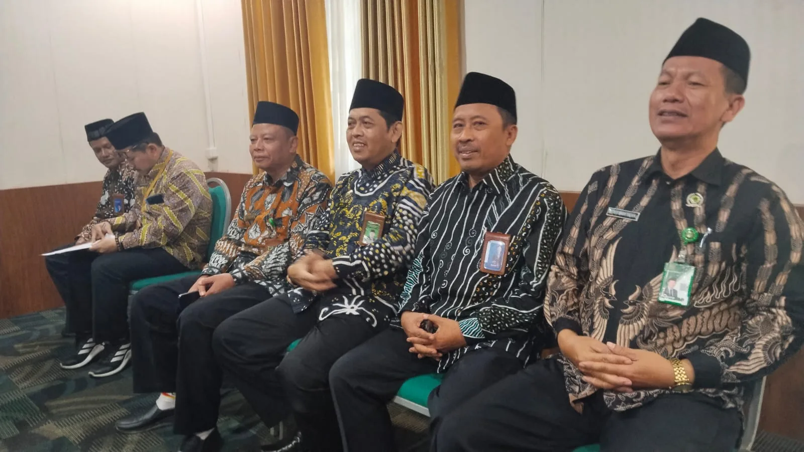 Kakankemenag Sleman Hadiri Acara Pelantikan dan Pengambilan Sumpah Jabatan  di Lingkungan Kanwil Kemenag DIY