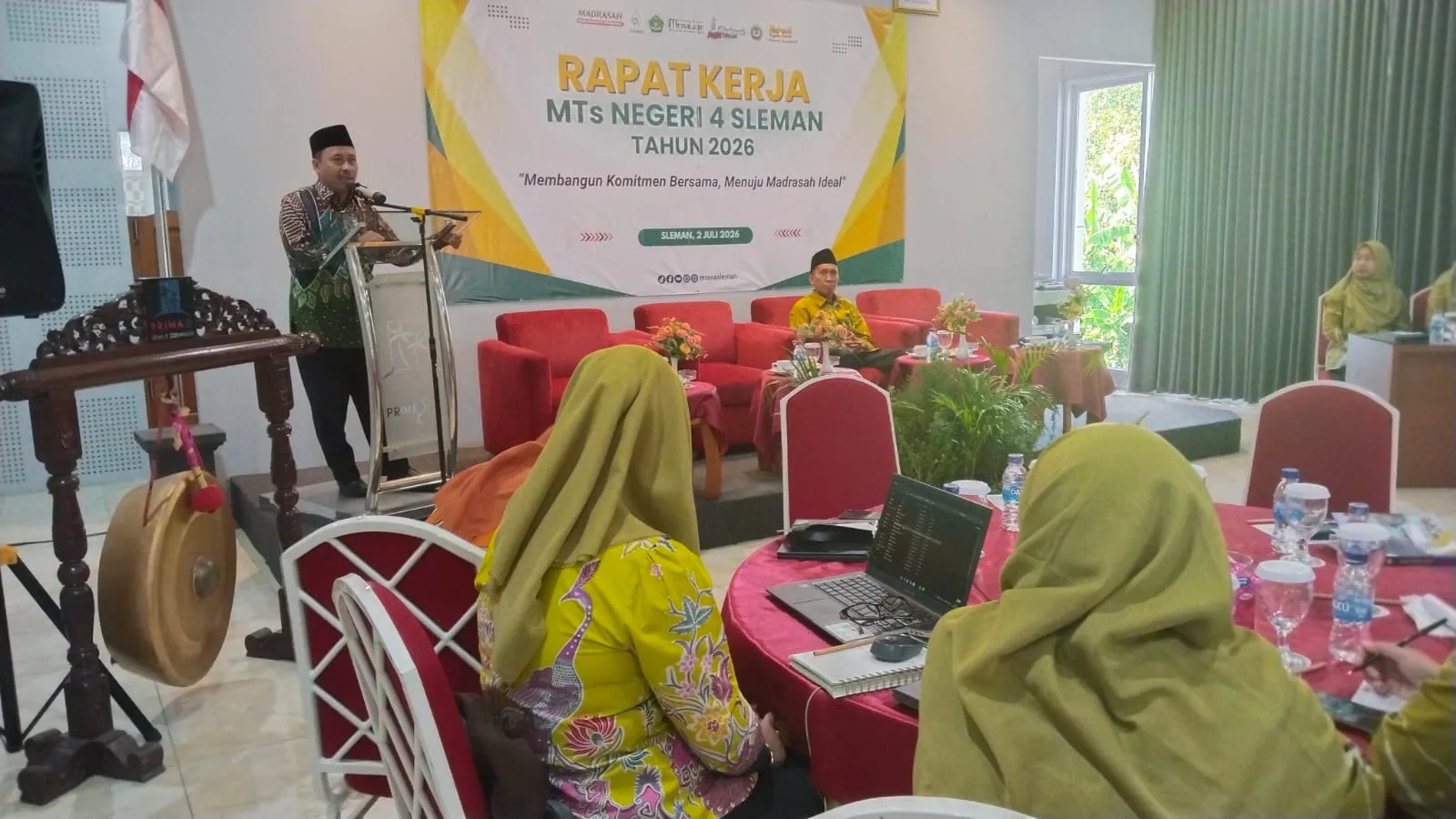 Kakankemenag Buka Raker MTsN 4 Sleman, Ajak Refleksi Bangun Komitmen Integritas