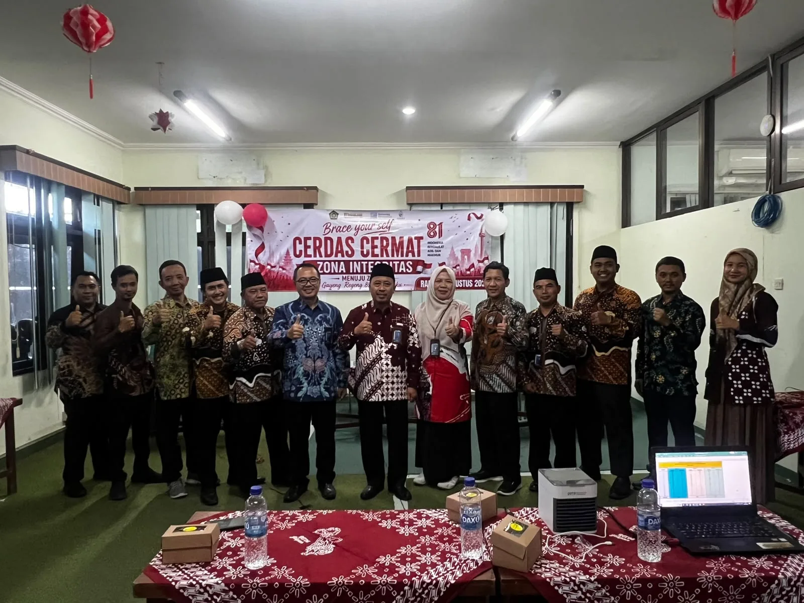 Semarak HUT ke-81 RI, Kemenag Sleman Gelar Cerdas Cermat Zona Integritas