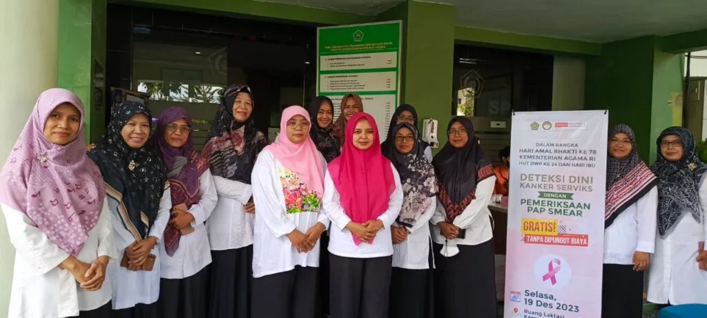 DWP KEMENAG SLEMAN GELAR MEDICAL CHEK UP DAN PAP SMEAR GRATIS