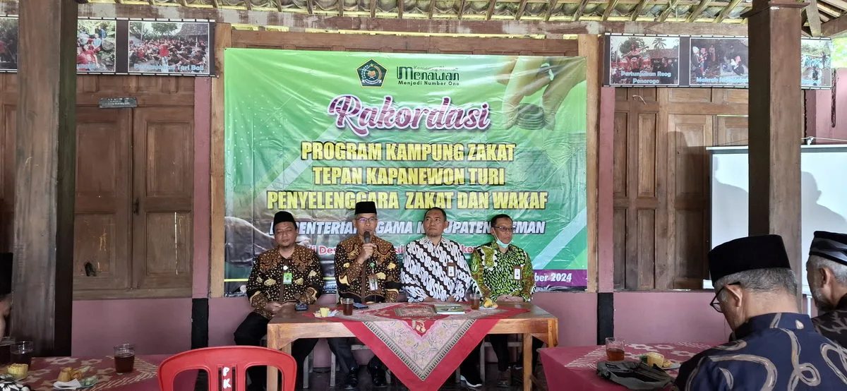 Kemenag Sleman Gelar Rakordasi Program Kampung Zakat Dusun Tepan Kapanewon Turi