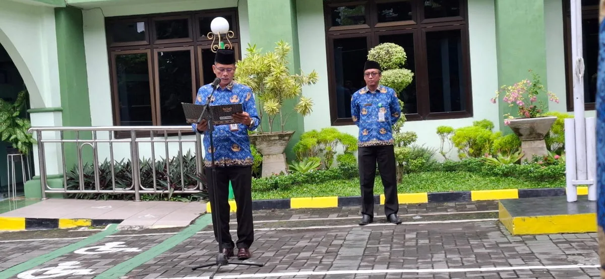 Kemenag Sleman Selenggarakan Upacara Peringatan Hari KORPRI Ke-53