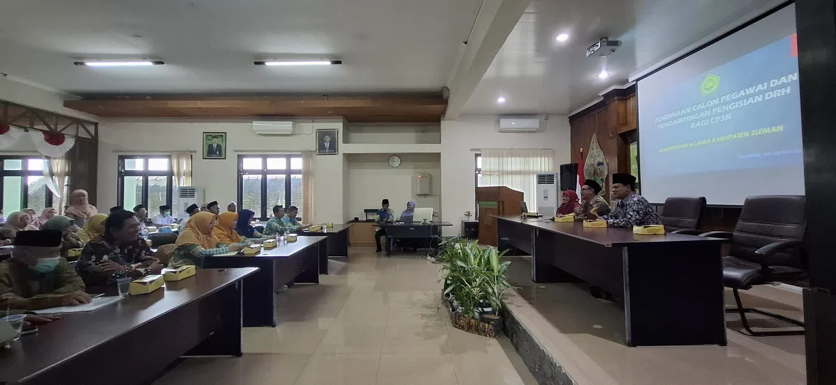 Bina CPPPK, Kasubbag TU Kemenag Sleman Tekankan Kedisiplinan dan Komitmen Kinerja