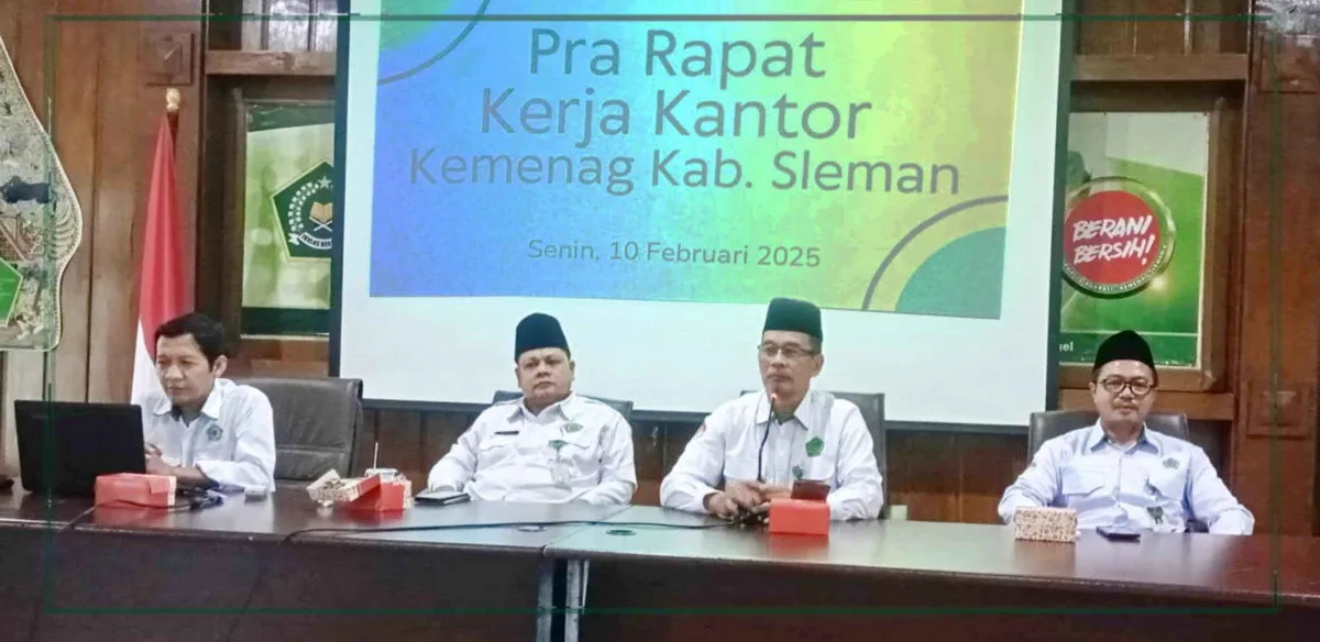 Perkuat Kinerja dan Integritas, Kepala KUA Sleman Hadiri Pra Raker 2025