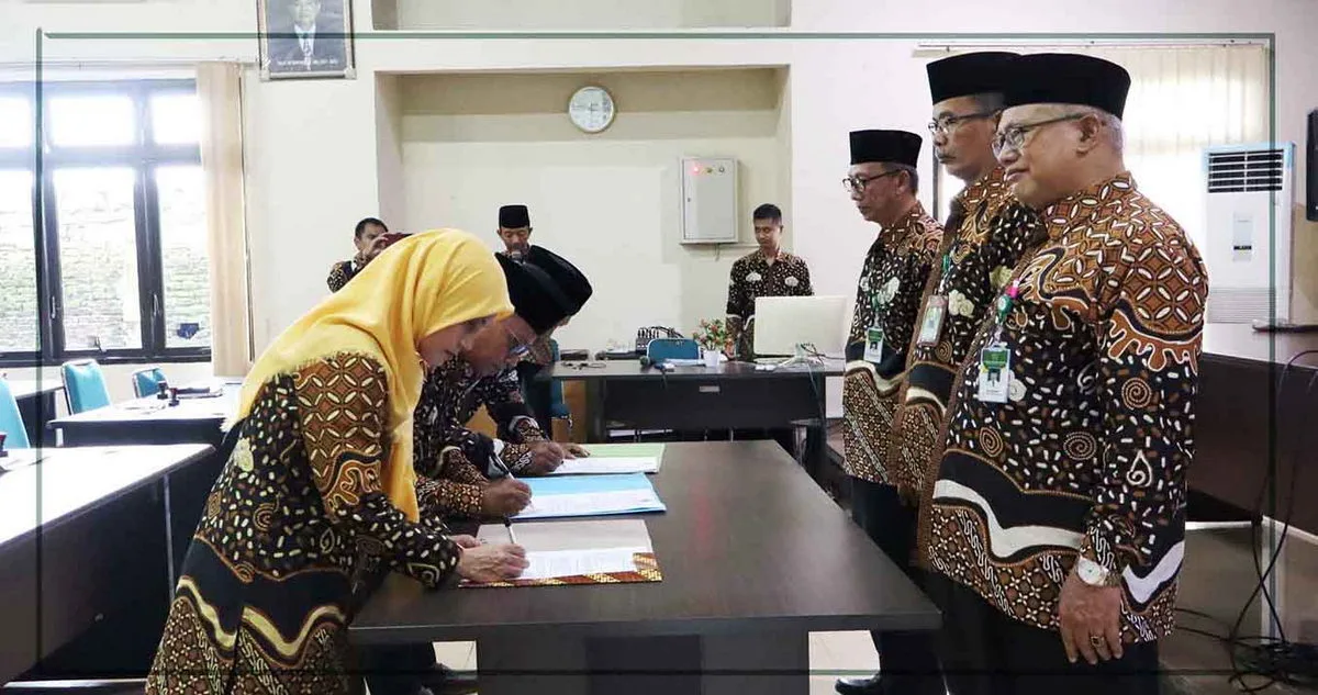 Kemenag Sleman Optimalkan Pembinaan Kepala MIS  Lewat Kontrak Prestasi untuk Mewujudkan Zona Integritas