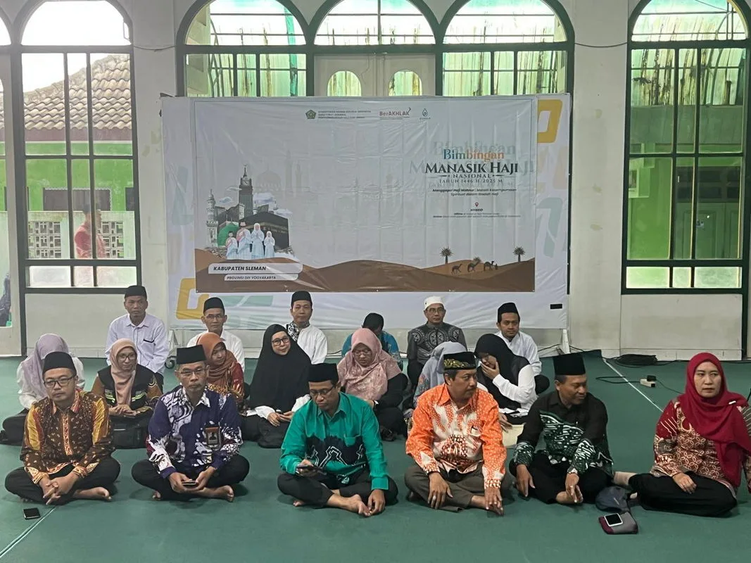 Manasik Haji Kabupaten Sleman 2025 Terselenggara Hybrid, Terintegrasi dengan Manasik Nasional Kemenag RI