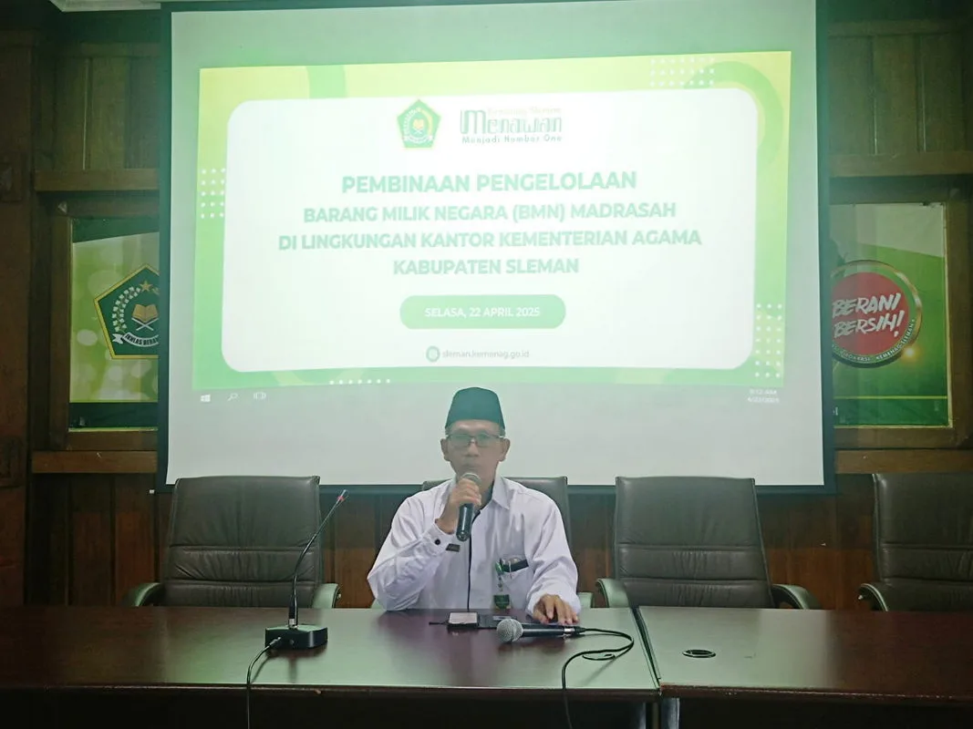 Kemenag Sleman Gelar Pembinaan Pengelolaan BMN untuk Madrasah