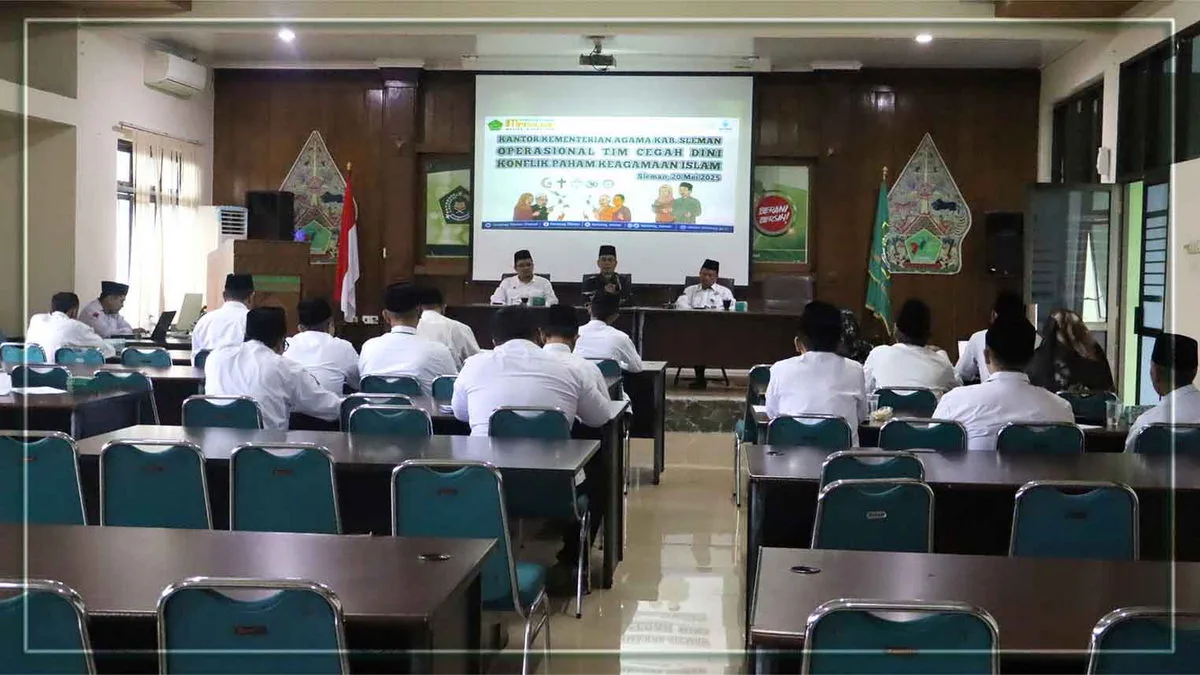 Kemenag Sleman Perkuat Deteksi Dini Konflik Paham Keagamaan Islam