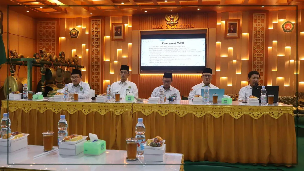 Kemenag Sleman Perkuat Komitmen Menuju Zona Integritas dalam Rakor Pimpinan Madrasah