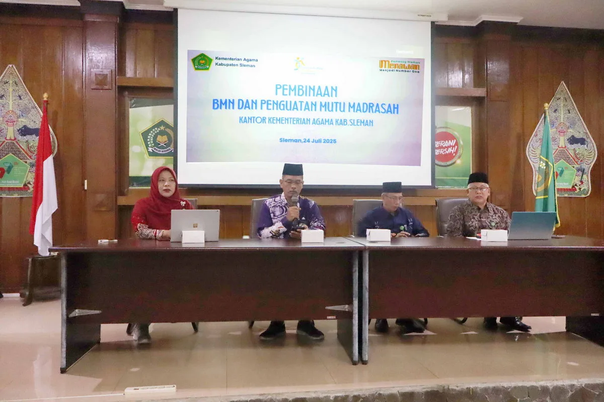 Kemenag Sleman Pacu Reformasi Layanan melalui Pembinaan BMN dan Penguatan Mutu Madrasah