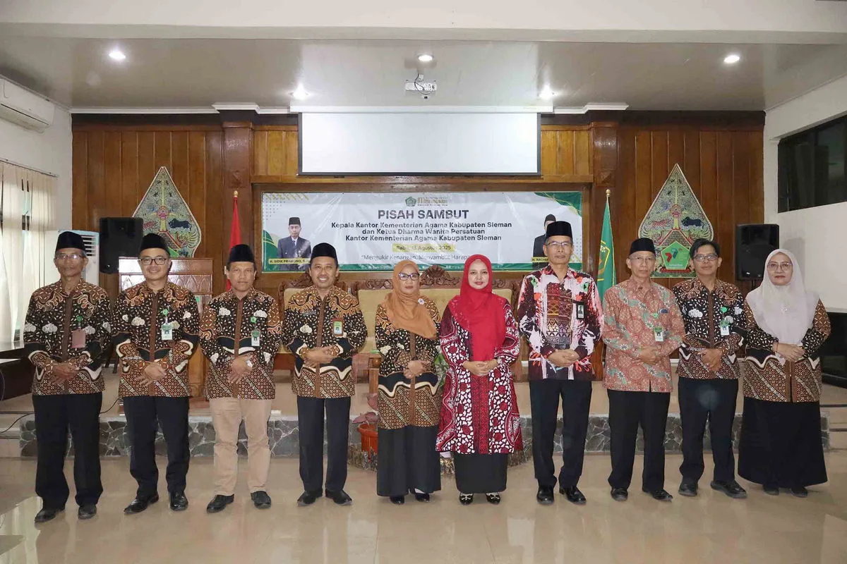 Estafet Kepemimpinan Kemenag Sleman Berlanjut, H. Nadhif Gantikan H. Sidik Pramono