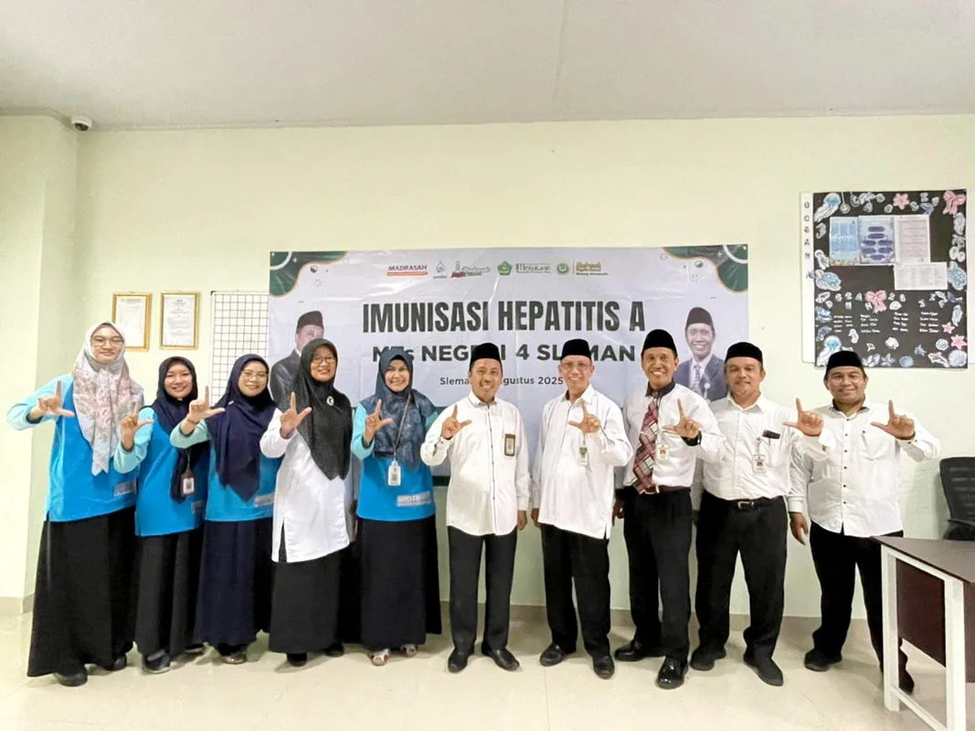 Dukung Generasi Sehat, Kemenag Sleman Pantau Imunisasi Hepatitis A