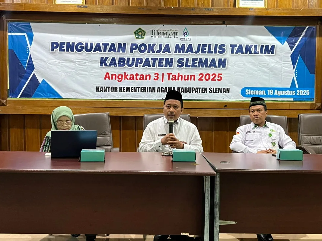 Penguatan Pokja Majelis Taklim se-Kabupaten Sleman, Nadhif: “Majelis Taklim, Ujung Tombak Solusi Sosial di Masyarakat”