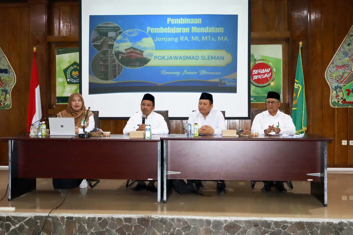 Kemenag Sleman Gelar Pembinaan Pembelajaran Mendalam bagi Kepala MI se-Kabupaten Sleman