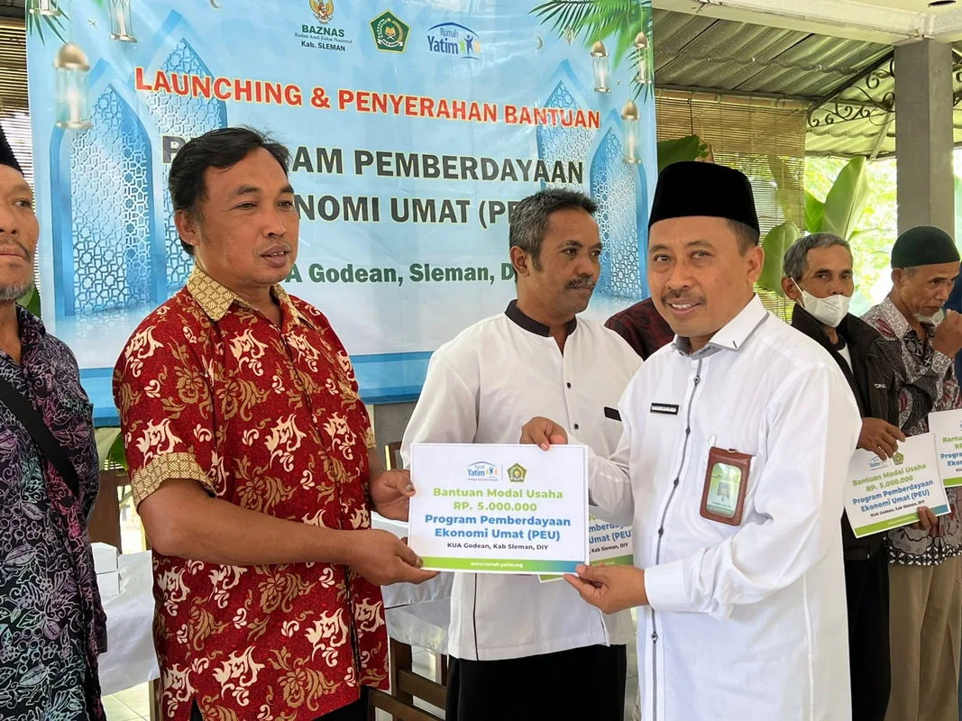 Kemenag Sleman, Baznas dan Rumah Yatim Luncurkan Program Pemberdayaan Ekonomi Umat: Langkah Nyata Menuju Indonesia Emas 2045