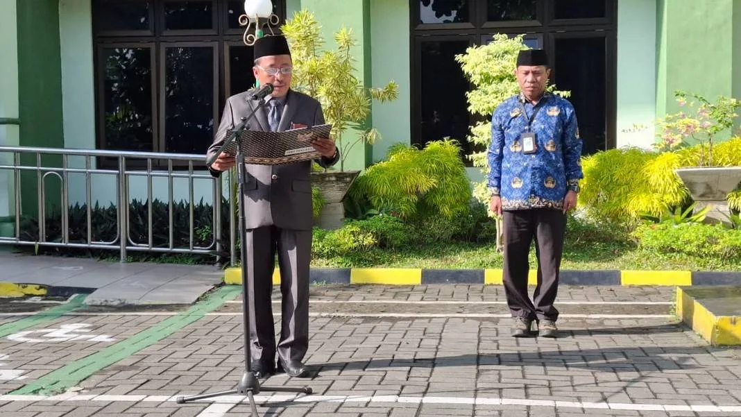 Penuh Khidmat, Kakan Kemenag Sleman Bacakan Ikrar Hari Kesaktian Pancasila