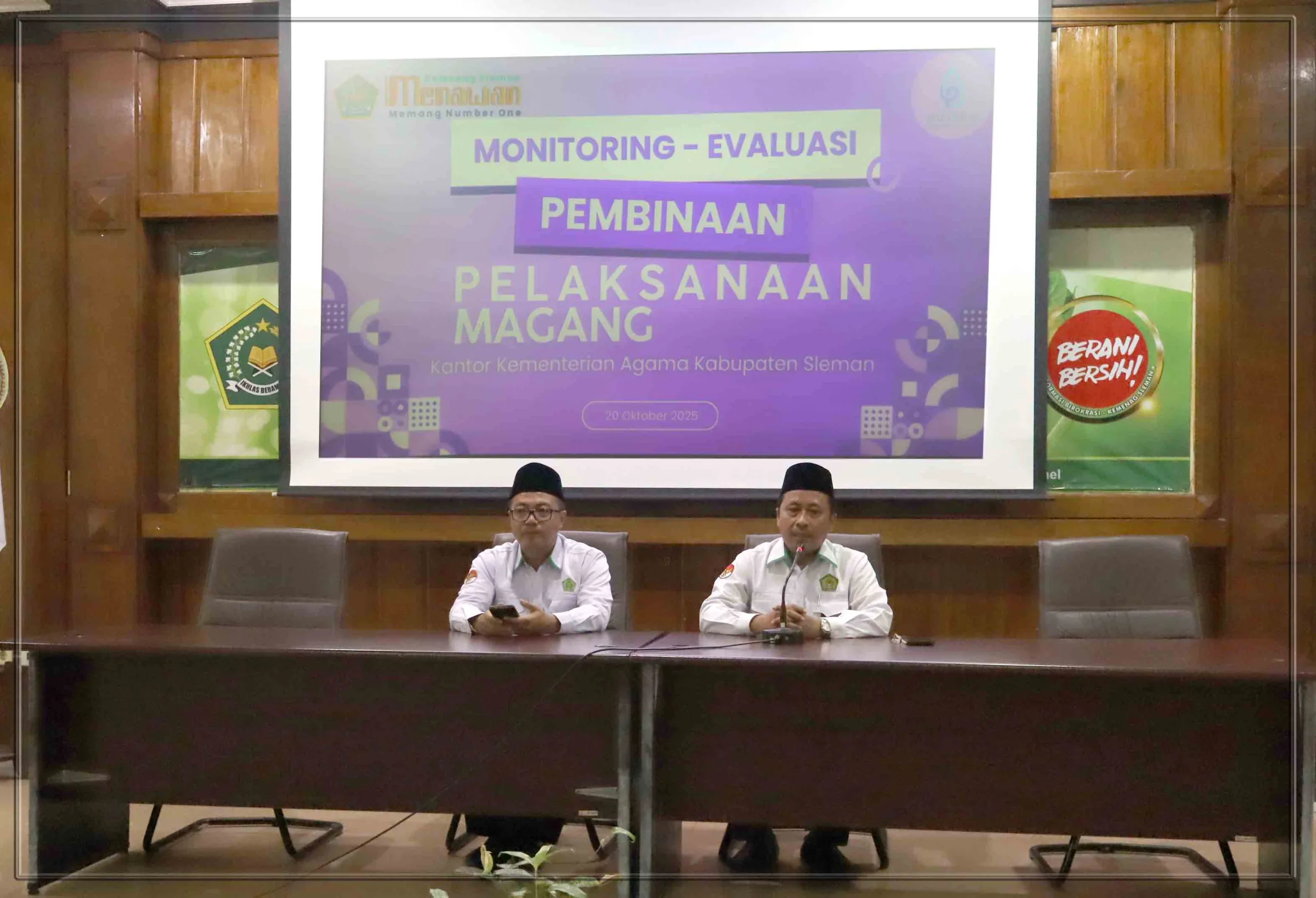 Lewat Evaluasi Magang, Kakankemenag Sleman Wujudkan Pembelajaran Bernilai Integritas dan Profesionalitas