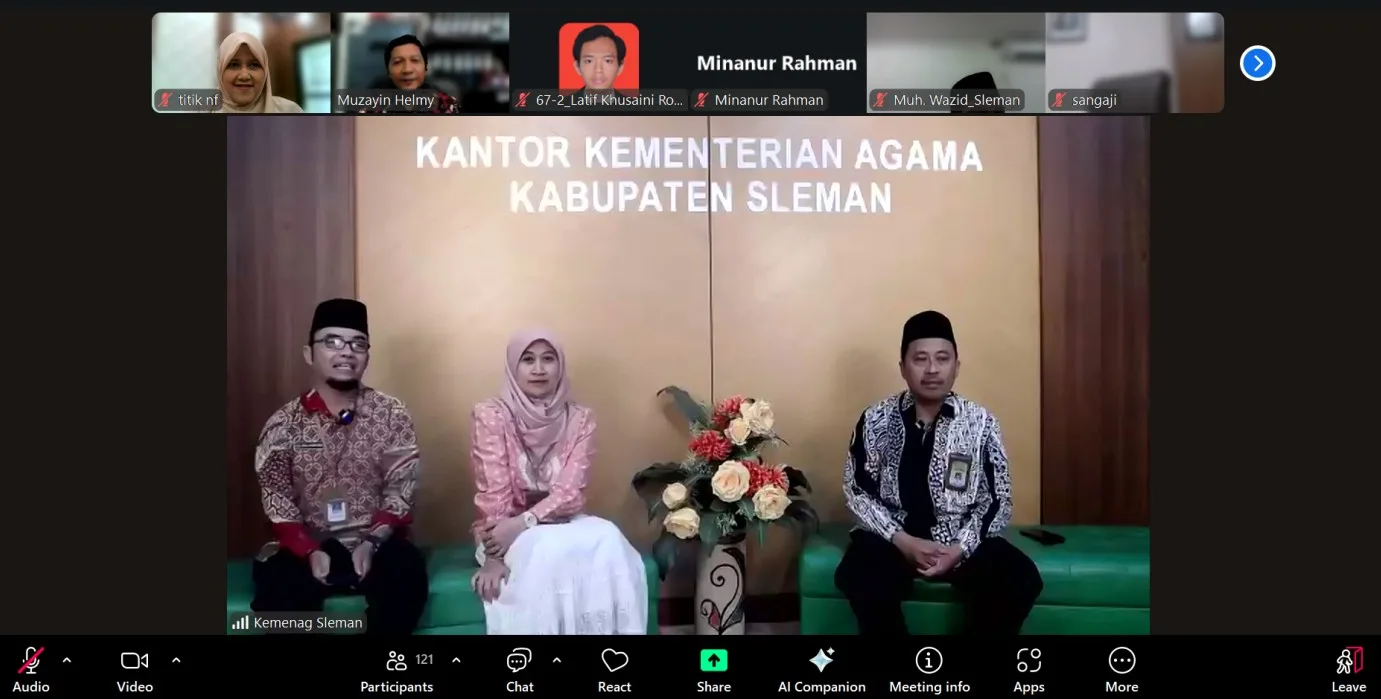 Dukung Program Agen Perubahan Berdampak, Kemenag Sleman Optimis Raih WBK