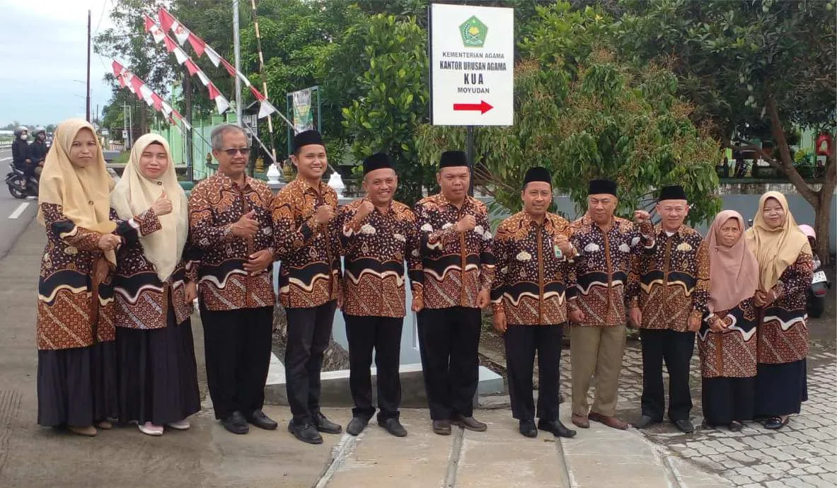 Kakankemenag Sleman Dorong Penguatan Profesionalitas Pegawai KUA Moyudan Melalui Pembinaan dan Monitoring Lapangan