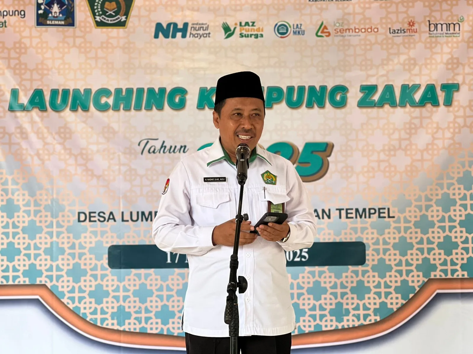 Lumbungrejo Ditetapkan sebagai Kampung Zakat, Kemenag Sleman Optimis Jadi Barometer Nasional