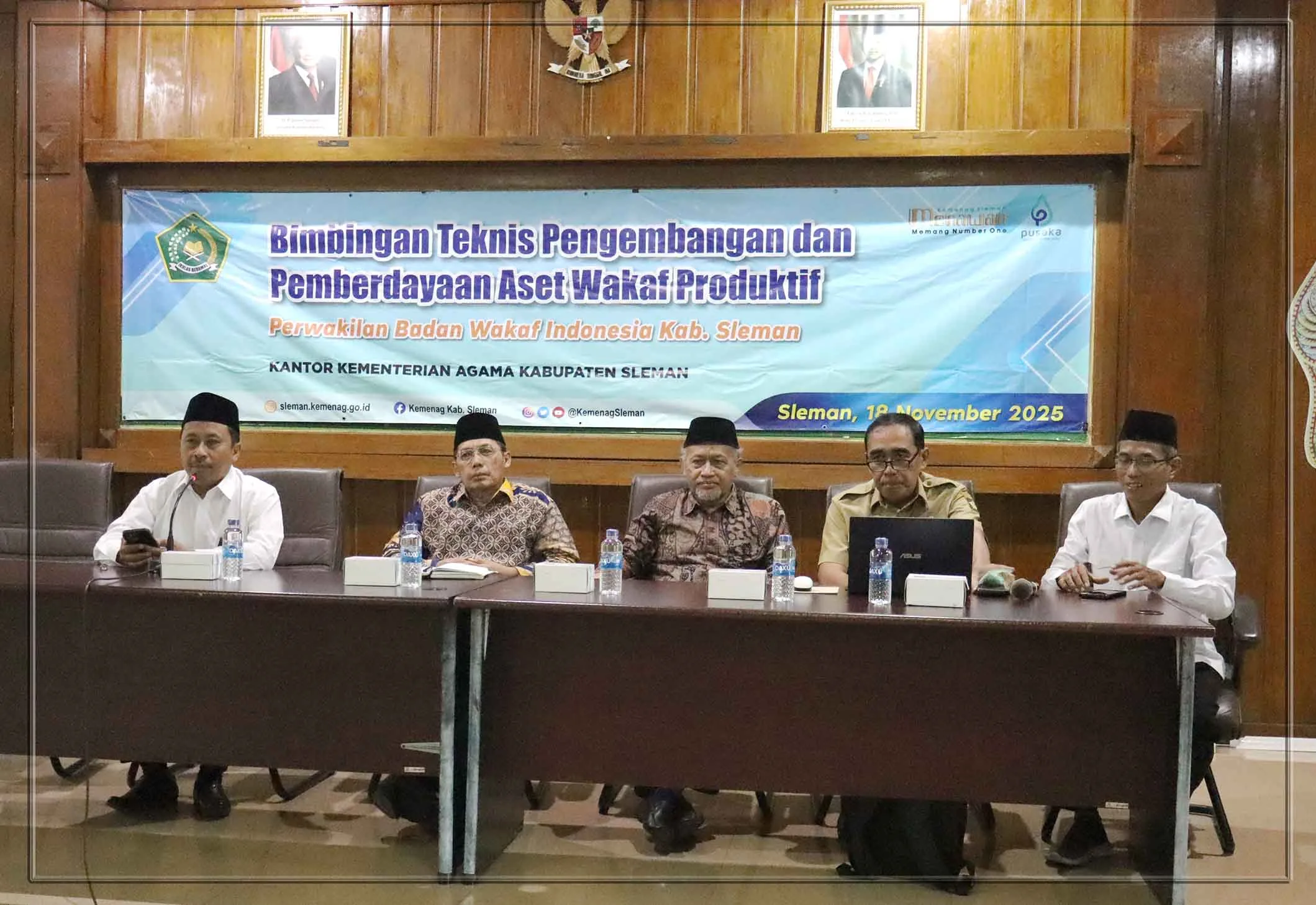 Kuatkan Tata Kelola Wakaf Produktif, Kemenag Sleman Gelar Bimtek Pengembangan Aset