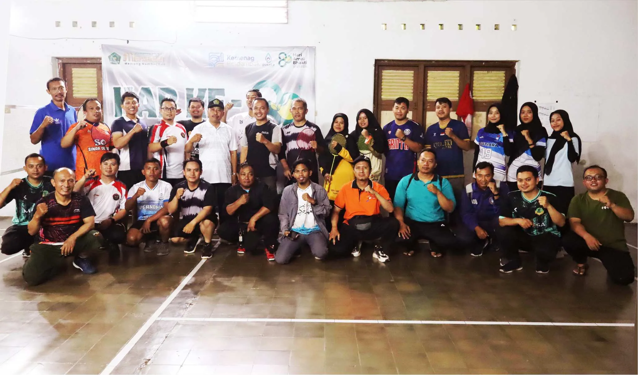 Semangat Korsa Menggelora: Lomba Bulutangkis HAB ke-80 Kemenag Sleman Jadi Ajang Harmoni, Integritas, dan Sportivitas