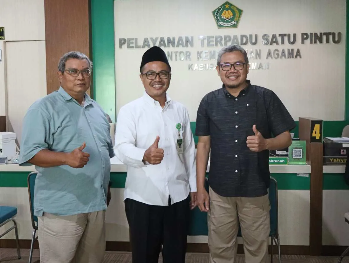 Perkuat Moderasi Beragama, Kemenag Sleman Terima Sosialisasi Indeks Kesalehan Umat