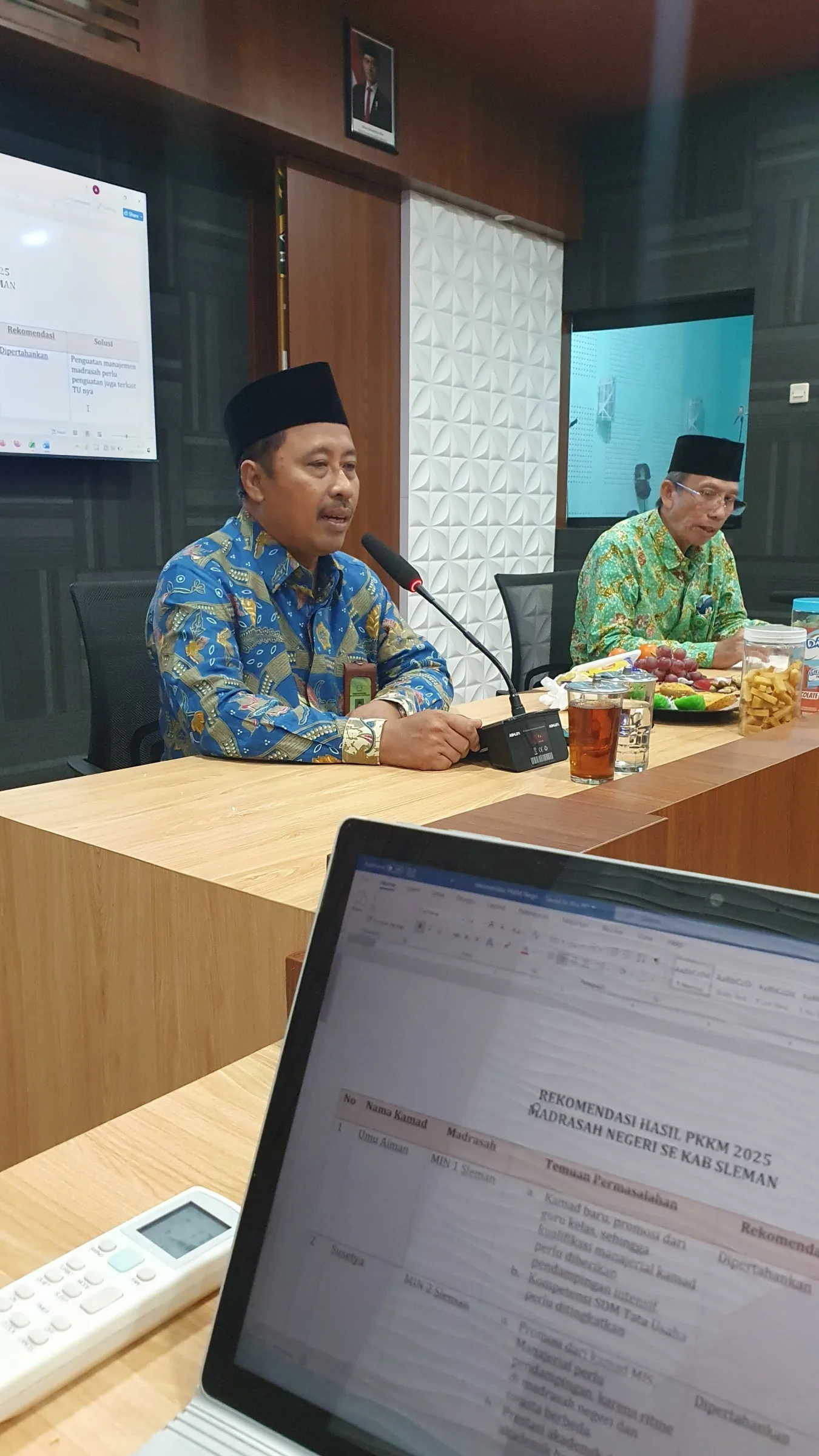 Kakan Kemenag Sleman Tekankan Pentingnya Tindak Lanjut PKKM sebagai Instrumen Perbaikan Madrasah