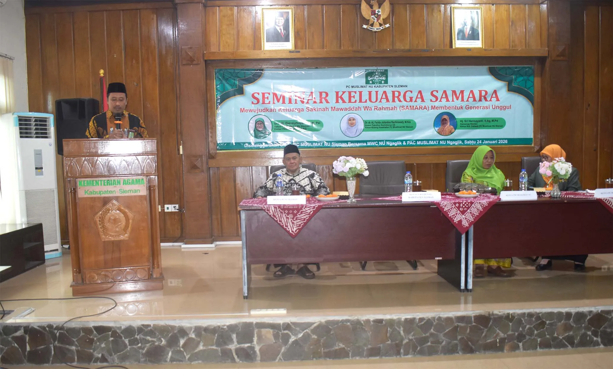 Perkuat Sleman Religi, Kakankemenag Sleman Buka Seminar Keluarga Samara