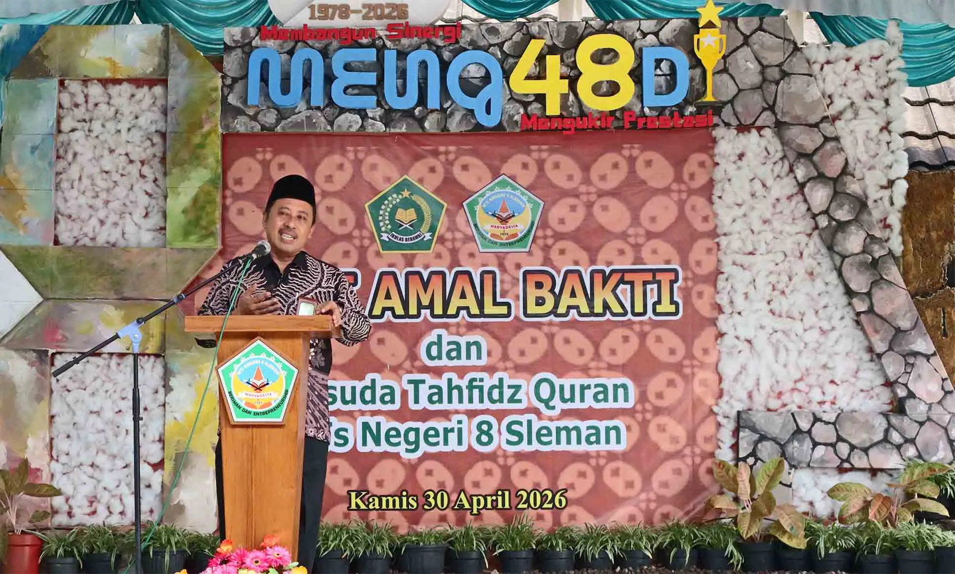 Mengabdi Mengukir Prestasi di HAB MTsN 8, Kakankemenag Sleman Gaungkan Tahfidz Berkhidmat