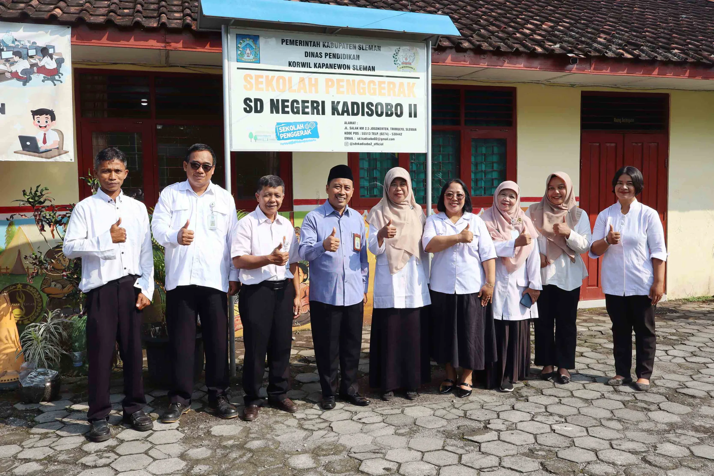 Kemenag Sleman Perkuat Sinergi Pendidikan Agama lewat Monitoring USBD PAPB di SDN Kadisobo II