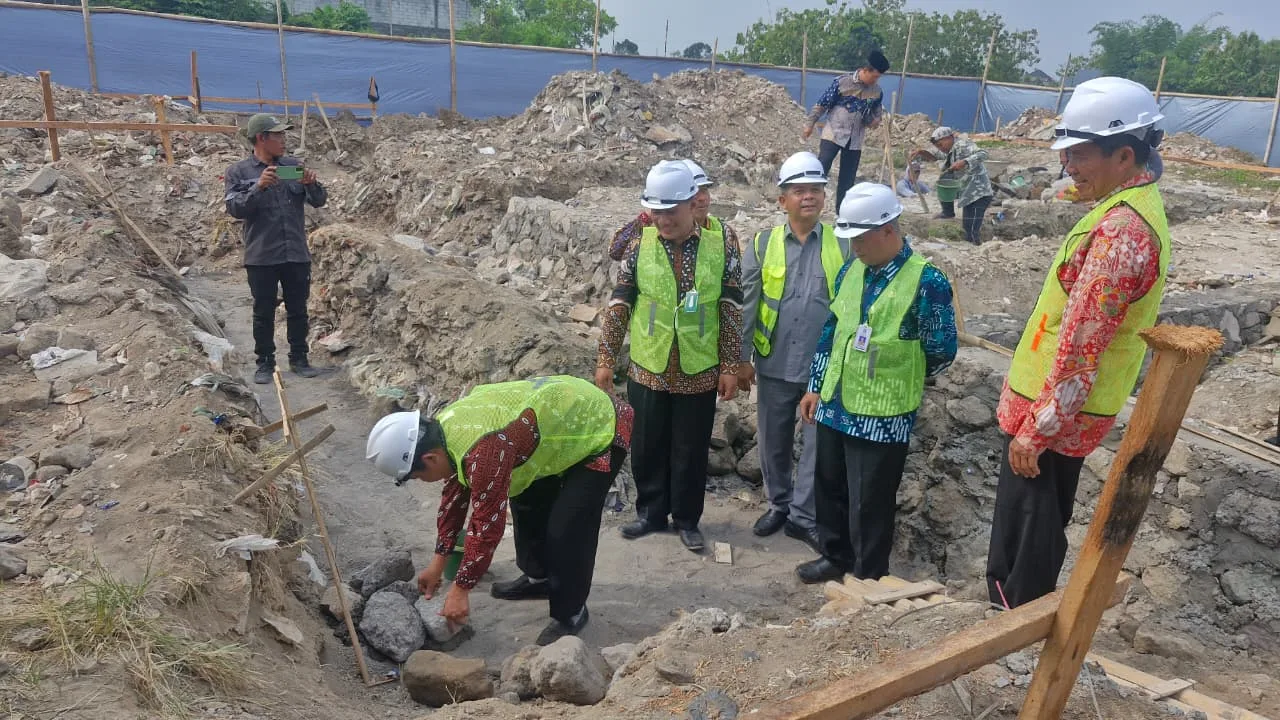 Peletakan Batu Pertama BNLK KUA Godean, Wujud Nyata Sinergi Kanwil DIY dan Kemenag Sleman