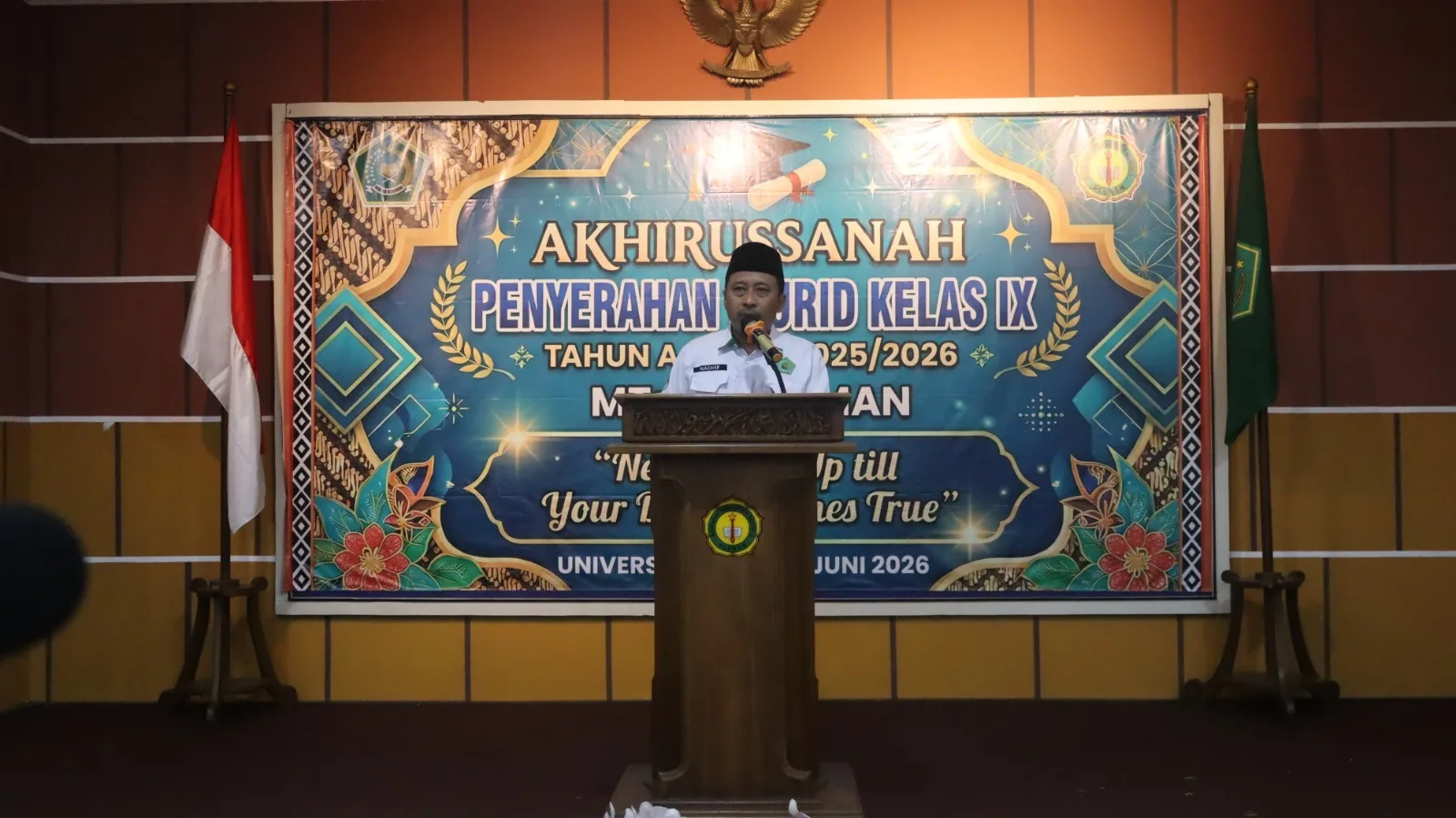 Kelulusan Bukan Akhir, Kakankemenag Sleman Motivasi Siswa MTsN 3 Raih Cita-cita