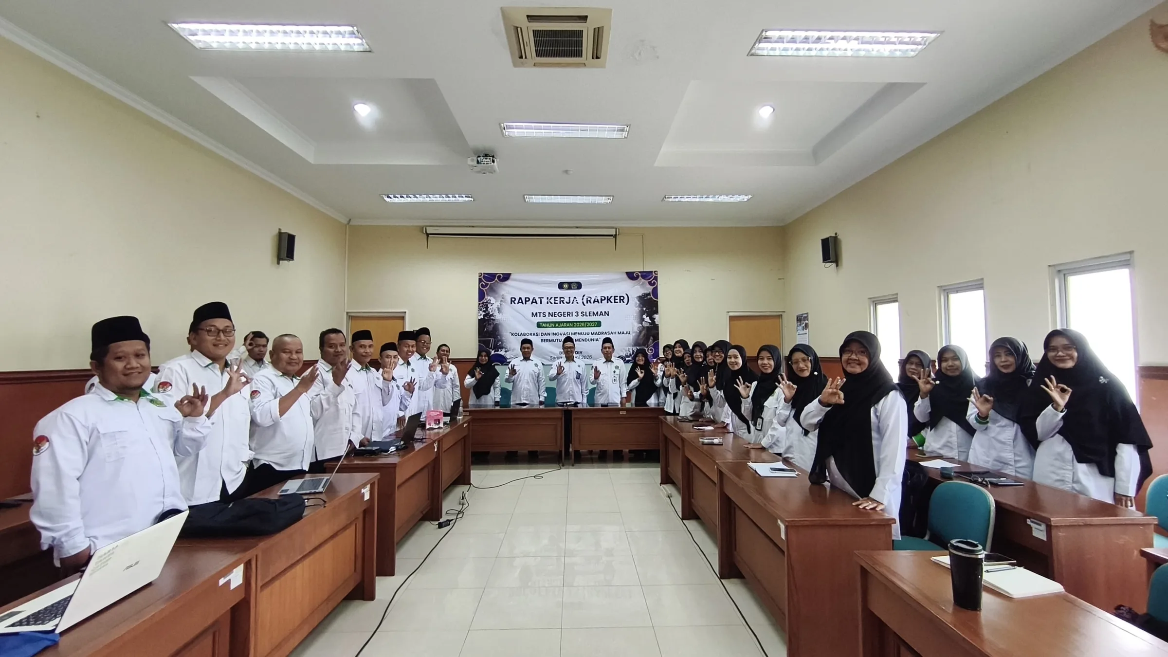 Kasubbag TU Sangaji Ajak MTsN 3 Sleman Perkuat Zona Integritas Menuju Madrasah Mendunia