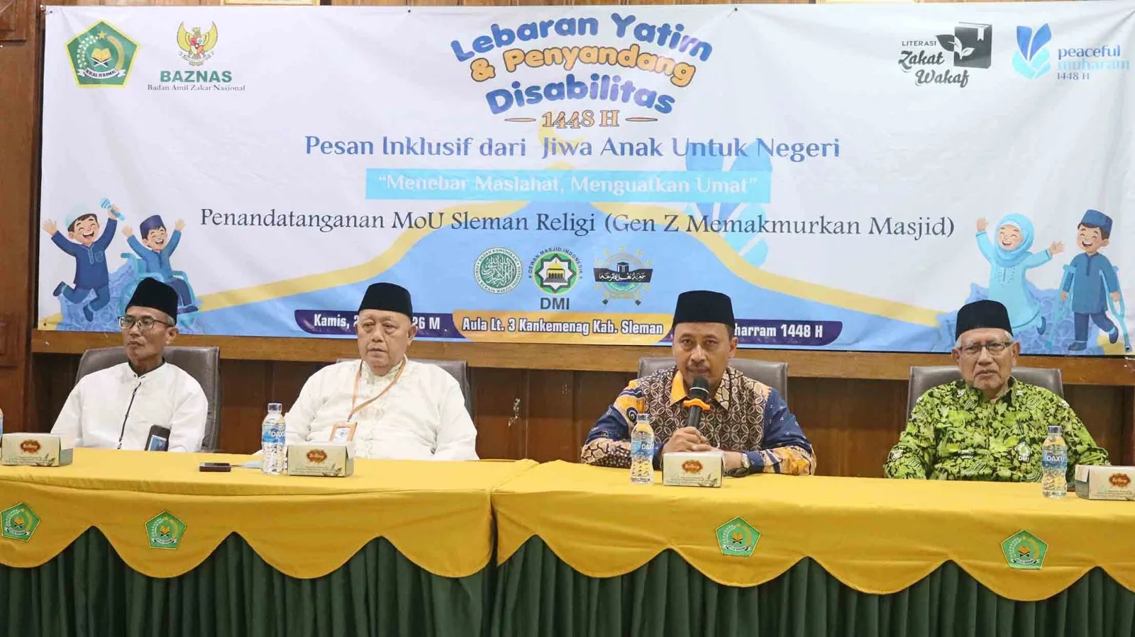 Kemenag Sleman Perkuat Inklusivitas melalui Lebaran Yatim dan Disabilitas 2026