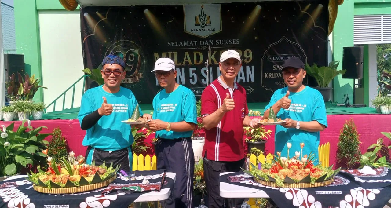 Milad ke-29 MAN 5 Sleman: Kakankemenag Teguhkan Zona Integritas, Ekoteologi, dan Budaya Prestasi