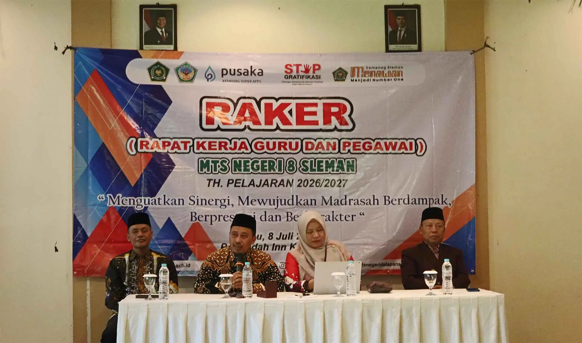 Surplus Siswa Jadi Amanah, Kakankemenag Ajak MTsN 8 Sleman Perkuat Mutu dan Integritas