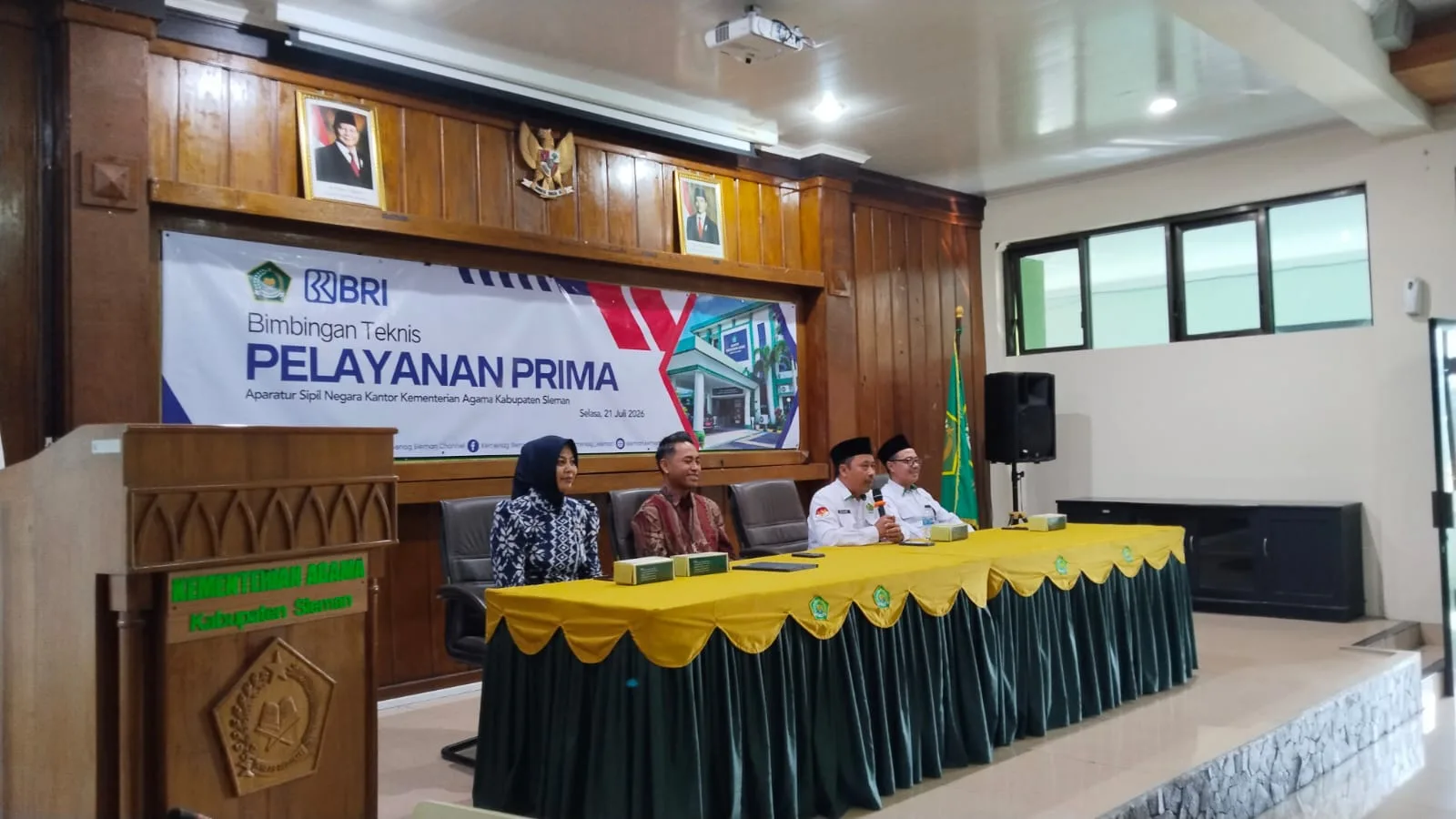 Tingkatkan Budaya Kerja, Kankemenag Sleman Gelar Bimtek Pelayanan Prima dan Deklarasi Anti Gratifikasi