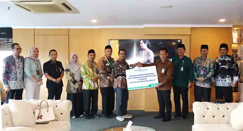Kakankemenag Sleman Dampingi Kakanwil DIY Perkuat Sinergi dengan BPD DIY Syariah
