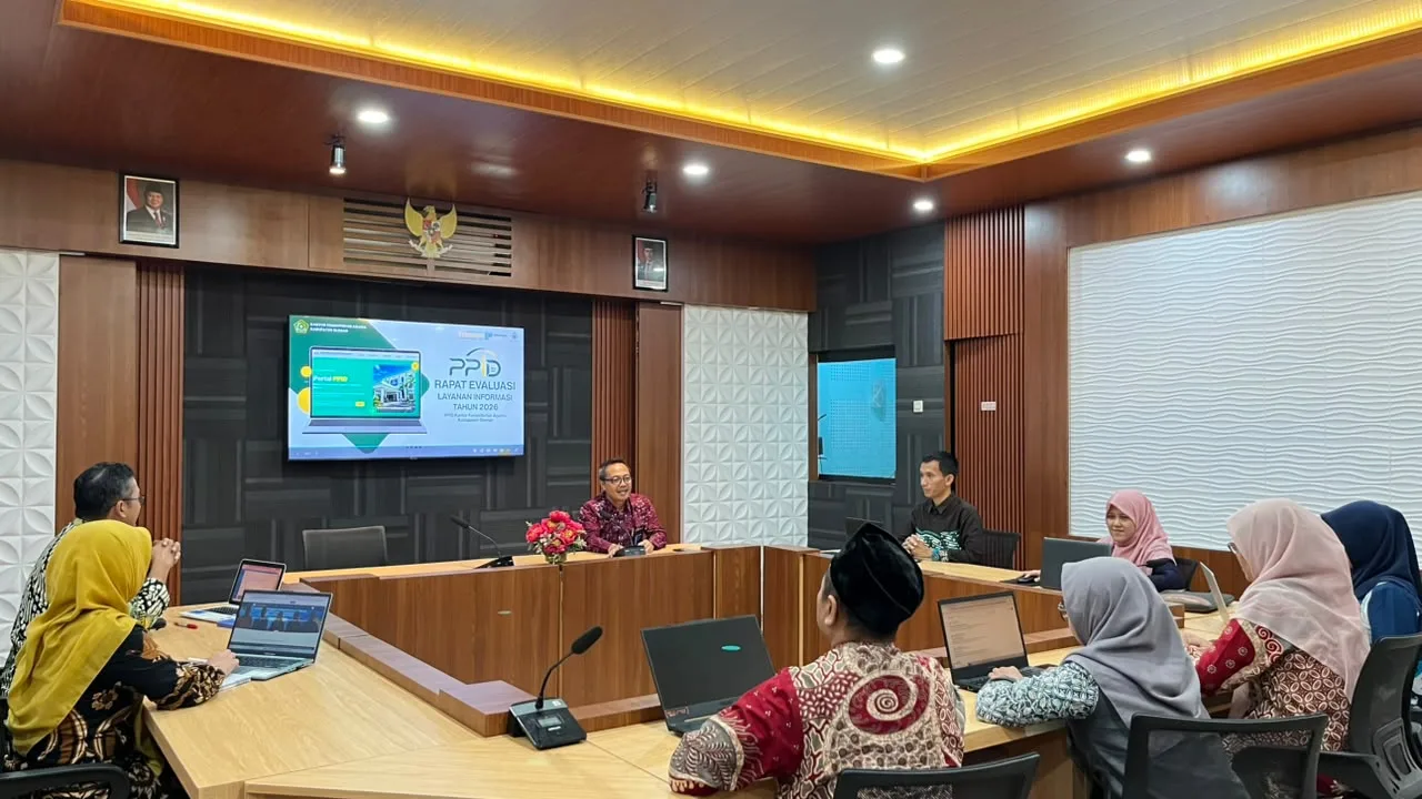 Rakor dan Evaluasi Layanan, Kankemenag Sleman Perkuat Keterbukaan Informasi Publik