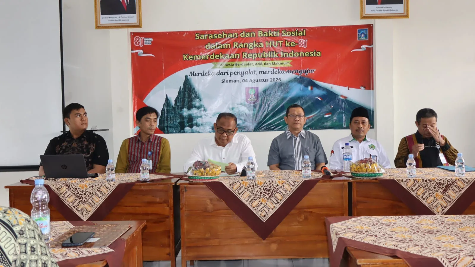 Perkuat Sinergi Lintas Sektoral, Kankemenag Sleman Hadiri Sarasehan dan Bakti Sosial Bersama Bupati